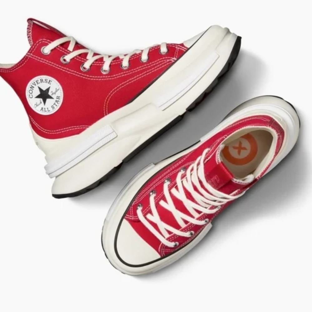 NWOT Converse Bold Red Platform High-Tops Sz 5.5 WMN OR 4 MEN